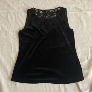 Woman’s velvet dress top